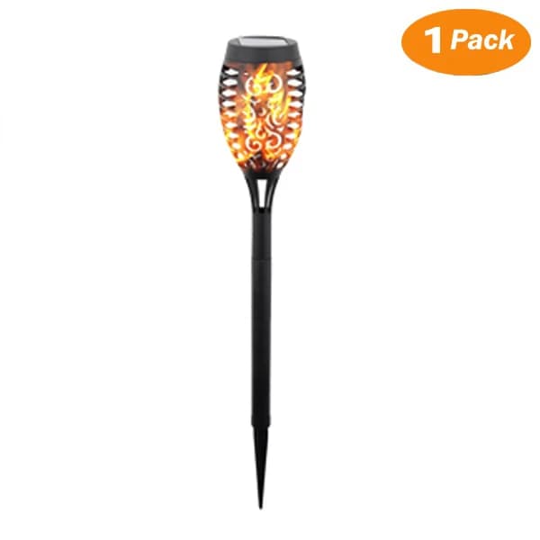 Lampe solaire d'extérieur étanche à 12 LED, torche à flamme vacillante, luminaire décoratif, idéal p