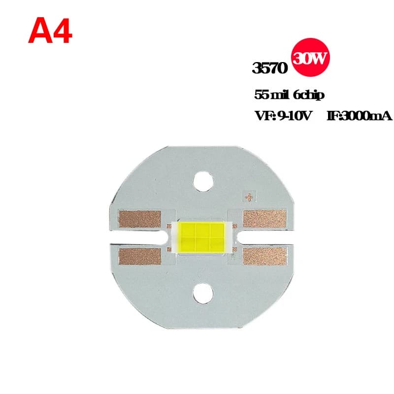 LED 3570 4575 composant en céramique lumière blanche jaune citron bicolore LED lumière de voiture 30