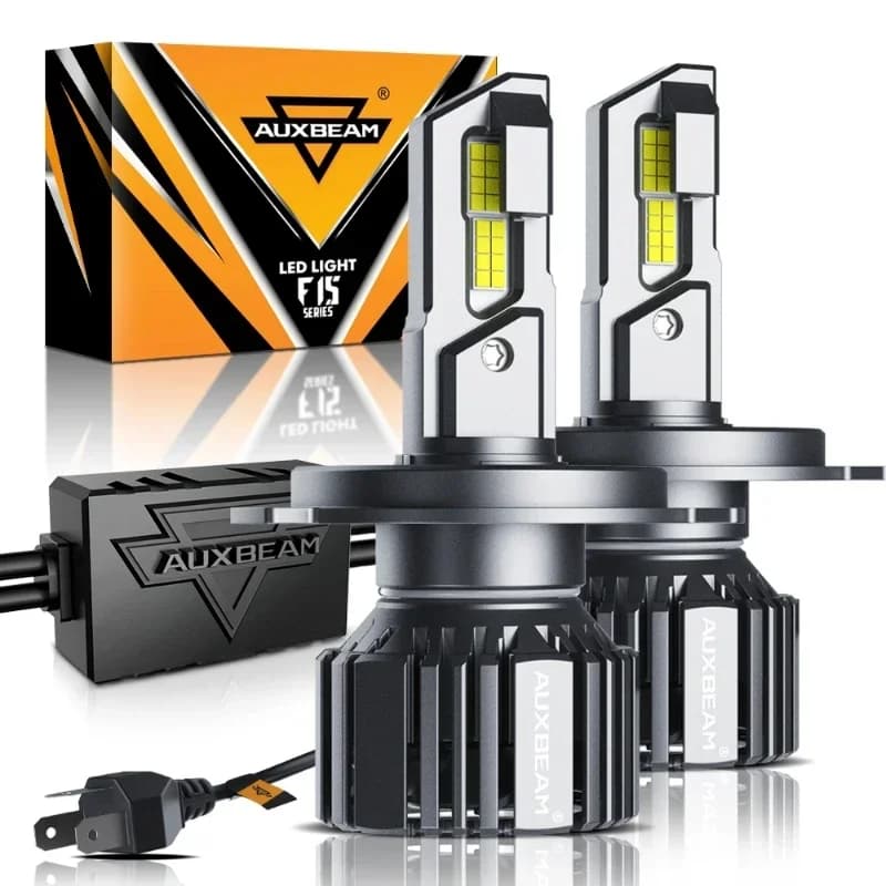 AUXBEAM 20000LM 6500K 90W ampoules de phares LED série F15 Canbus H4 H7 H11 9005 9006 9007 ampoule d