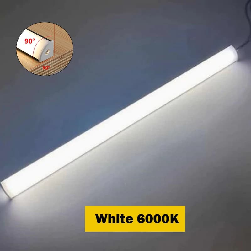 Lampe LED 12V pour armoire, en aluminium, 30cm, 40cm, 50cm, barre lumineuse LED pour armoire, blanc