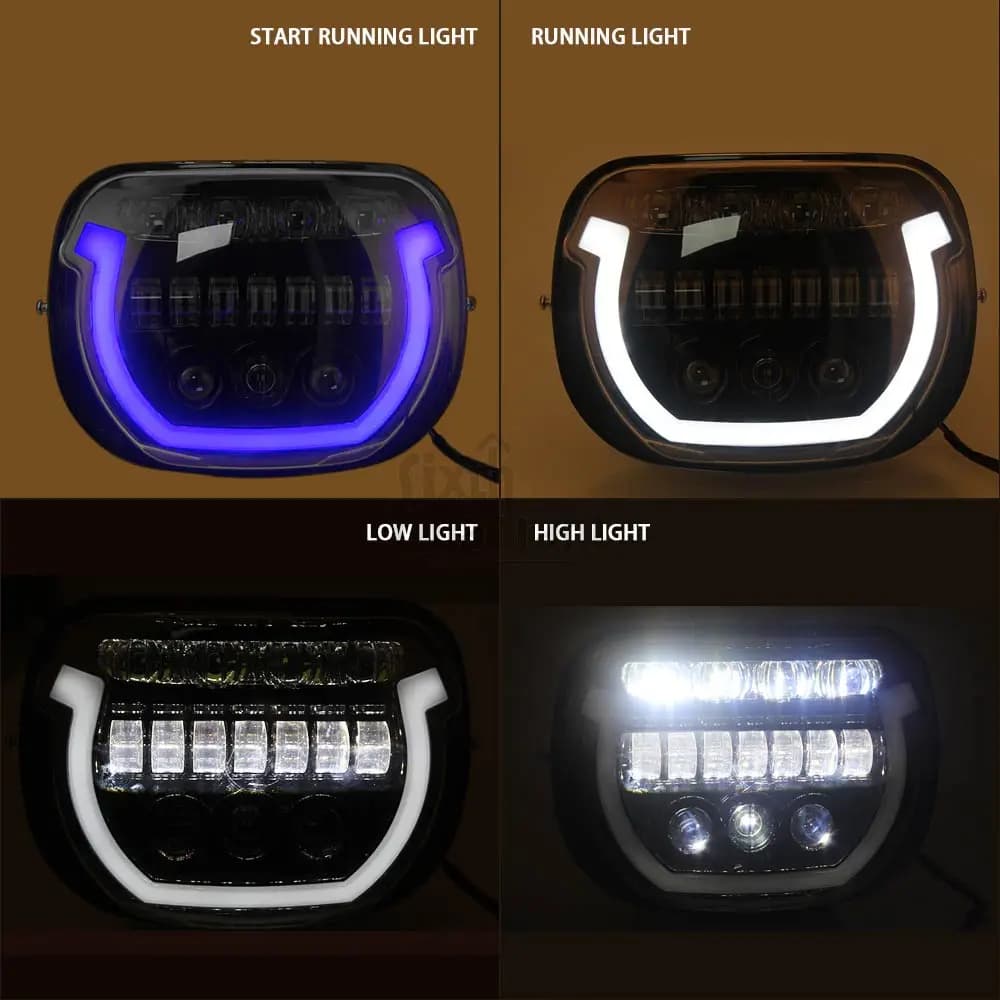 Phare avant LED à faisceau haut/bas DRL pour Harley Touring Street Glide 2024 2025, CVO 2023 2024 20