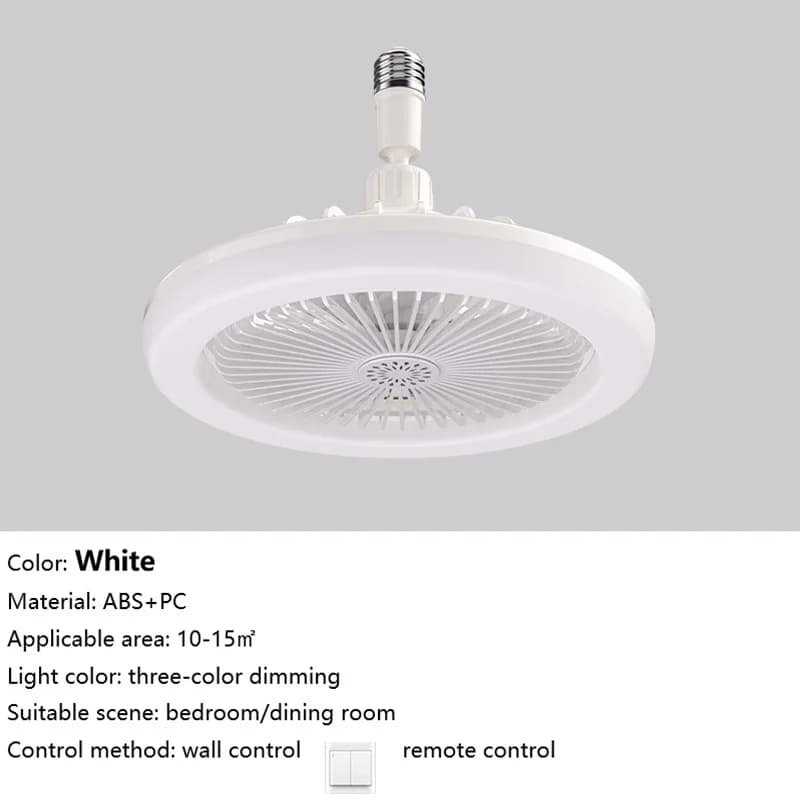 Ventilateur de plafond domestique avec éclairage, simple et économe en énergie, ventilateur de plafo