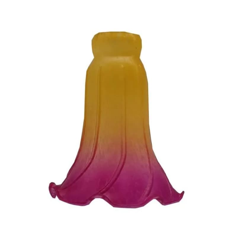 Abat-jour de rechange pour lampe de sol style tulipe, abat-jour en verre en forme de fleur de lys, l