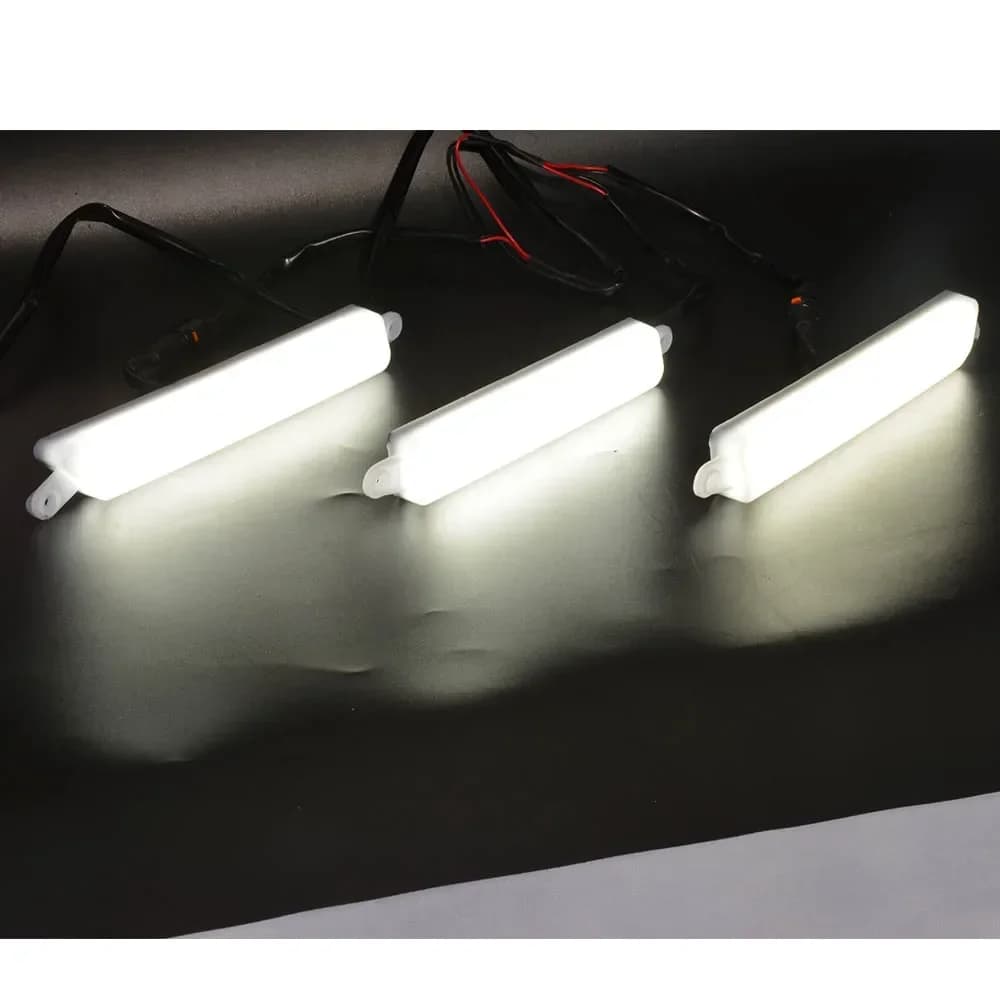 3 pièces lumières Led pour Ranger T8 T7 EVEREST PX MKIII MK3 WILDTRAK gril avant maille lampe à Led