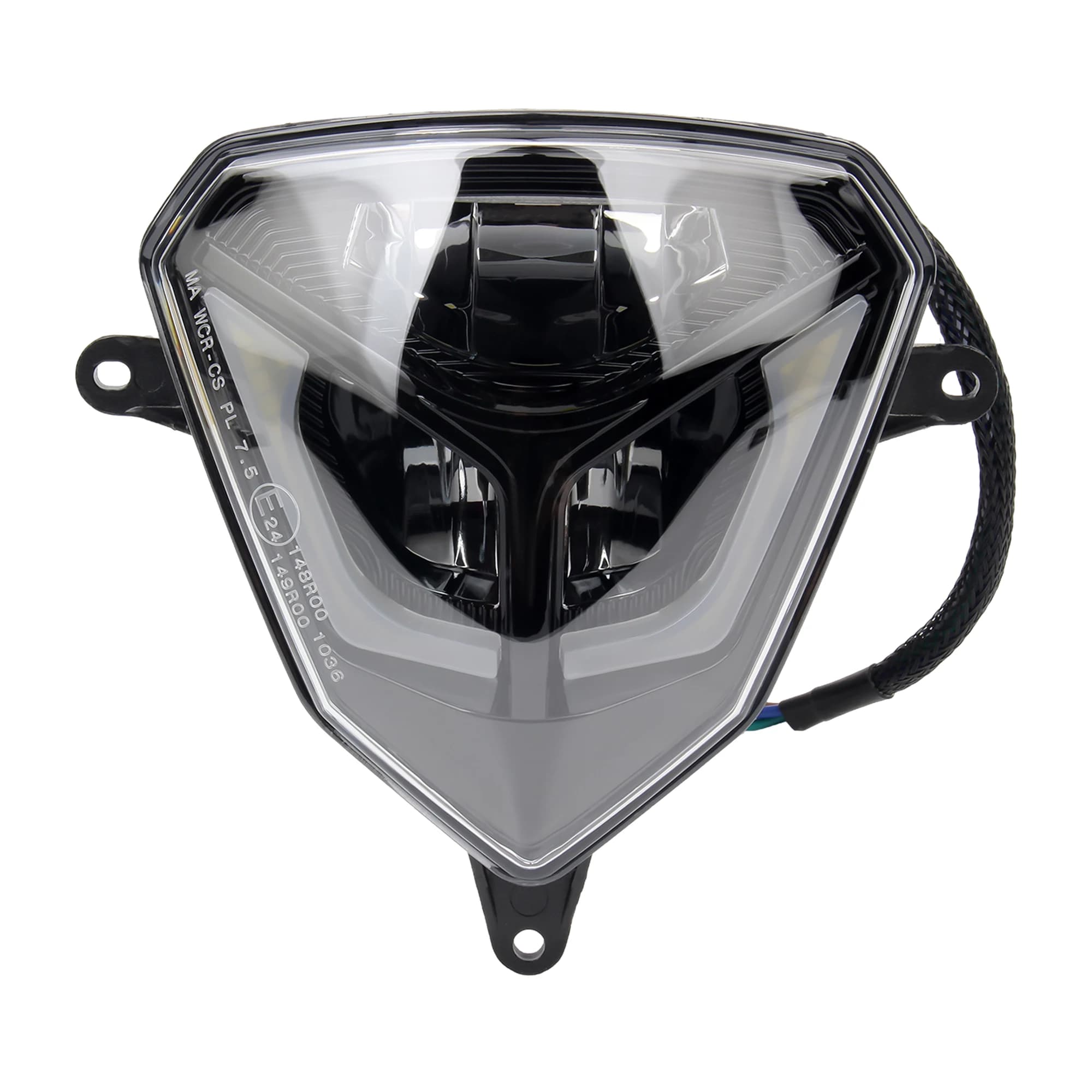 Phare LED pour moto Beta RR E24 125 250 300 350 2020 2010 2022 2023 2024 Enduro Racing Motocross Acc