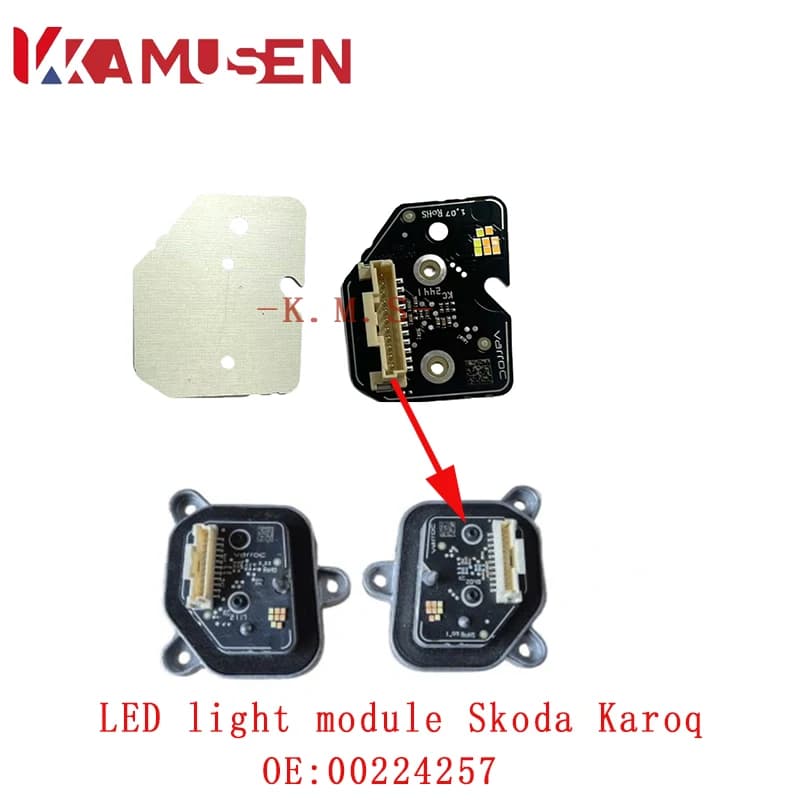 00224256 module d'éclairage LED adapté pour Skoda Kodiaq Karoq panneau de feux de jour LED 2022-2024