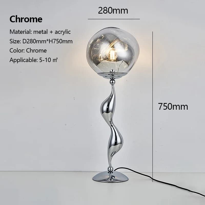 SANDYHA-Lampe LED autoportante en forme de lave, design nordique, luminaire décoratif d'intérieur, i