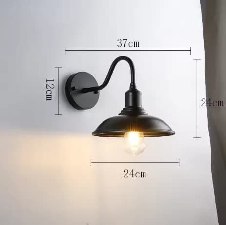 Lampe murale industrielle rétro américaine transfrontalière pour bar, café, couloir et passage, en f