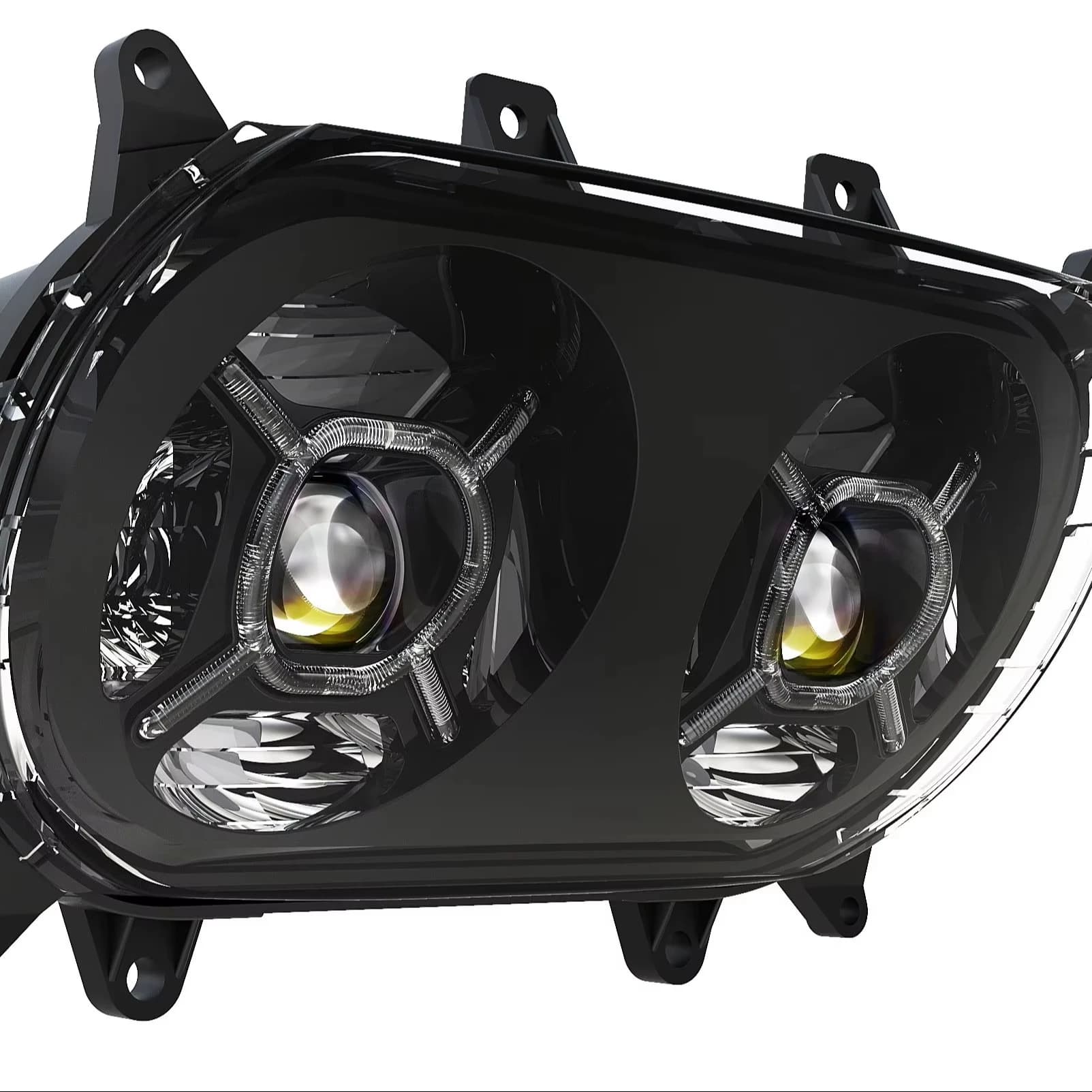Phare LED de moto pour pièces auxiliaires d'éclairage Har-ley Road Glide