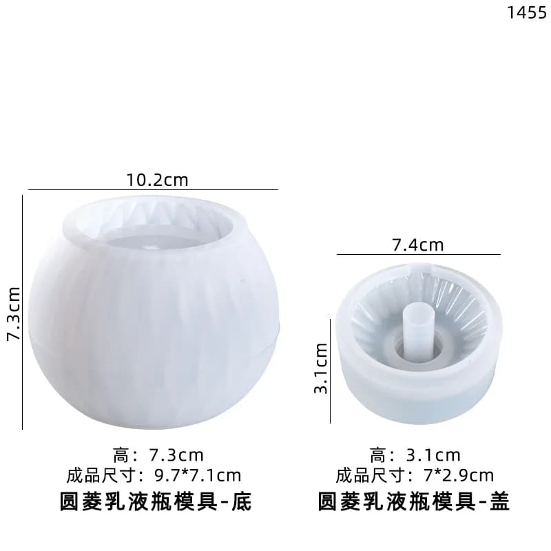 Bouteille d'aromathérapie en Silicone, moule de Lotion, distributeur de savon, moule en résine pour