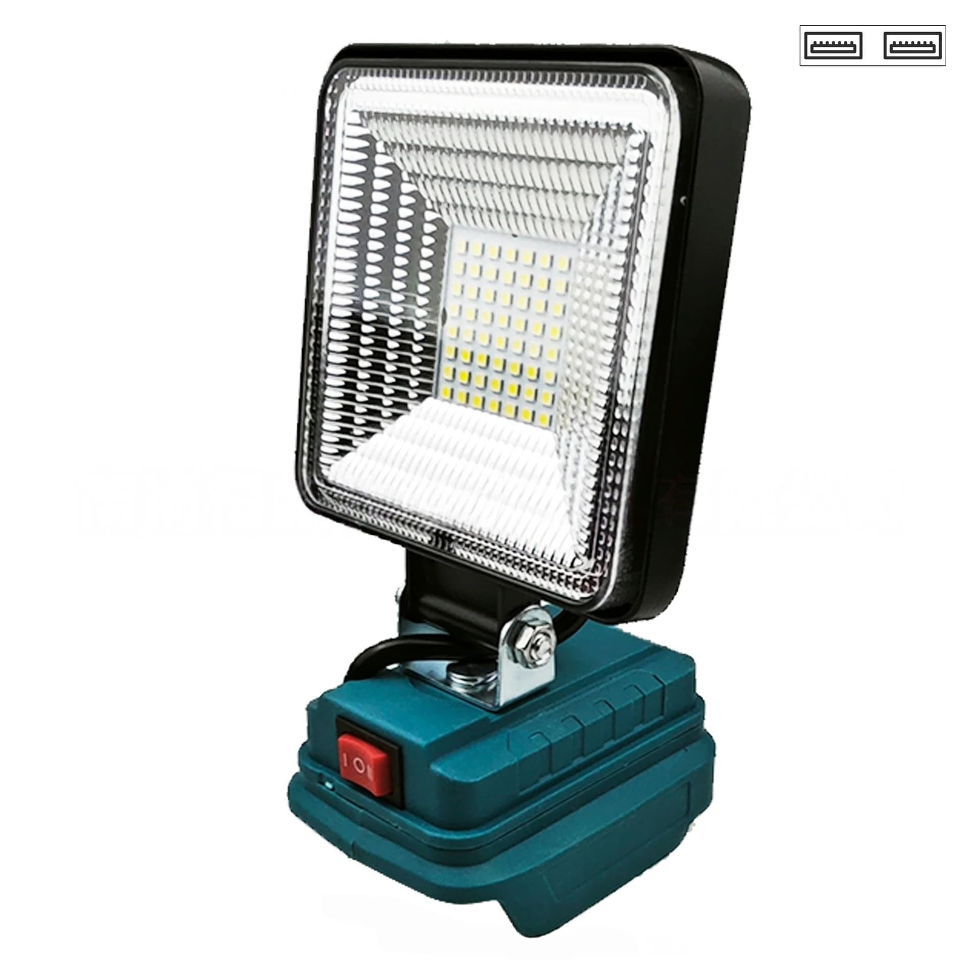 Projecteur LED sans fil pour situations d'urgence, compatible avec les batteries Li-ion 18V/20V 48-1