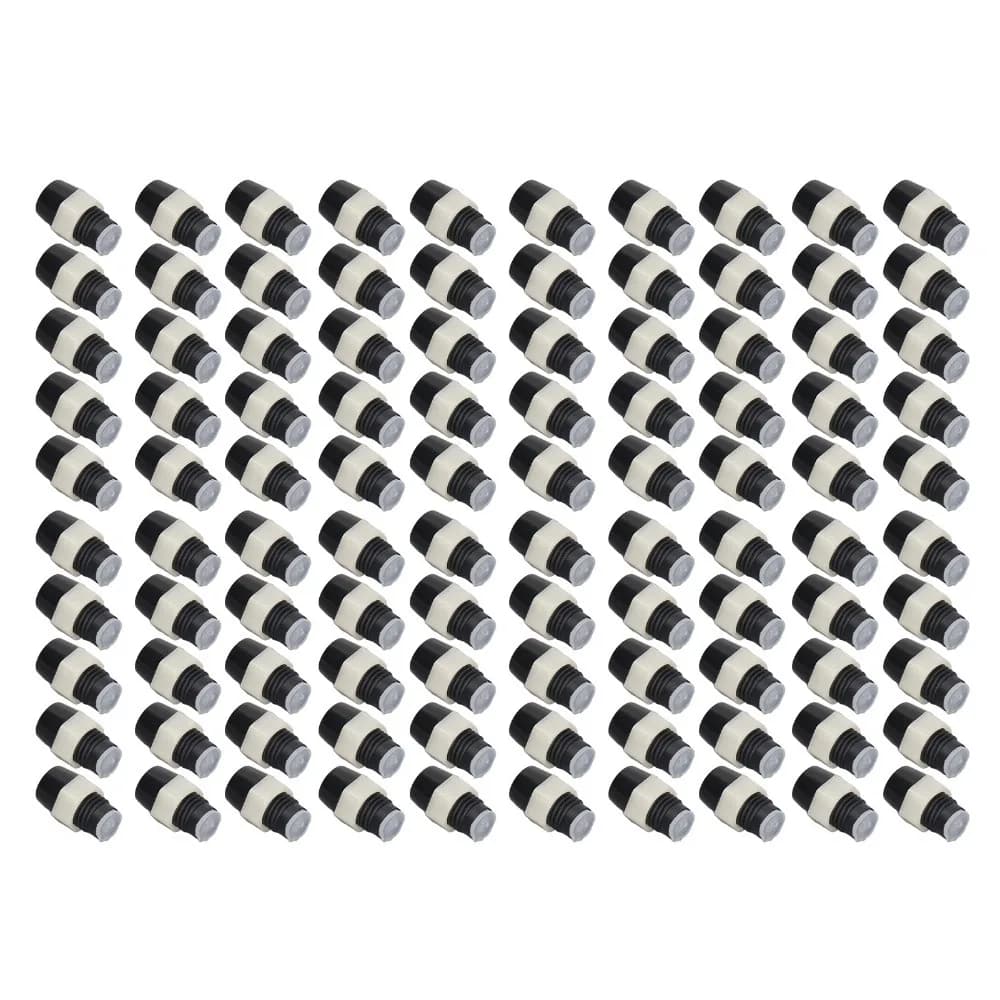 100 ENSEMBLES de supports LED 5 mm multi-usages, supports de lampes LED noirs universels, montage su