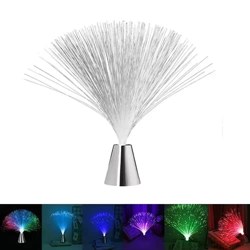 Lampe à fibres optiques LED 7 couleurs HOMEFISH, ciel étoilé, veilleuse pour les fêtes, mariage, cen