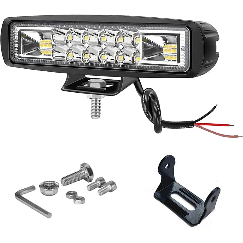 Lumière de bateau Led très brillante, barre lumineuse combinée à faisceau haut/bas pour bateau, cami