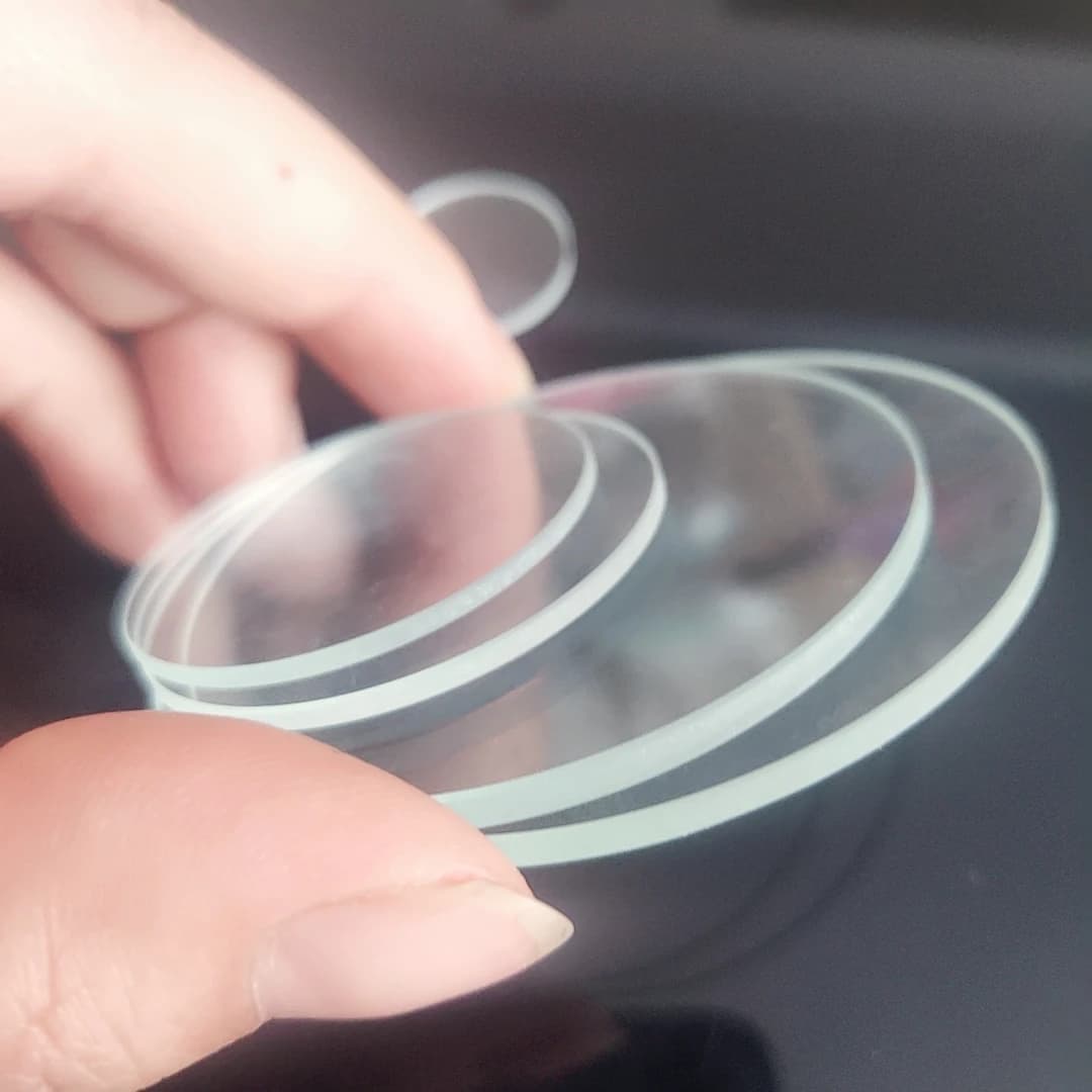 8 13 14 15 18 20 25 28 30 32 35 37 40 42mm lentille plate ronde lentilles en verre planus pour lampe