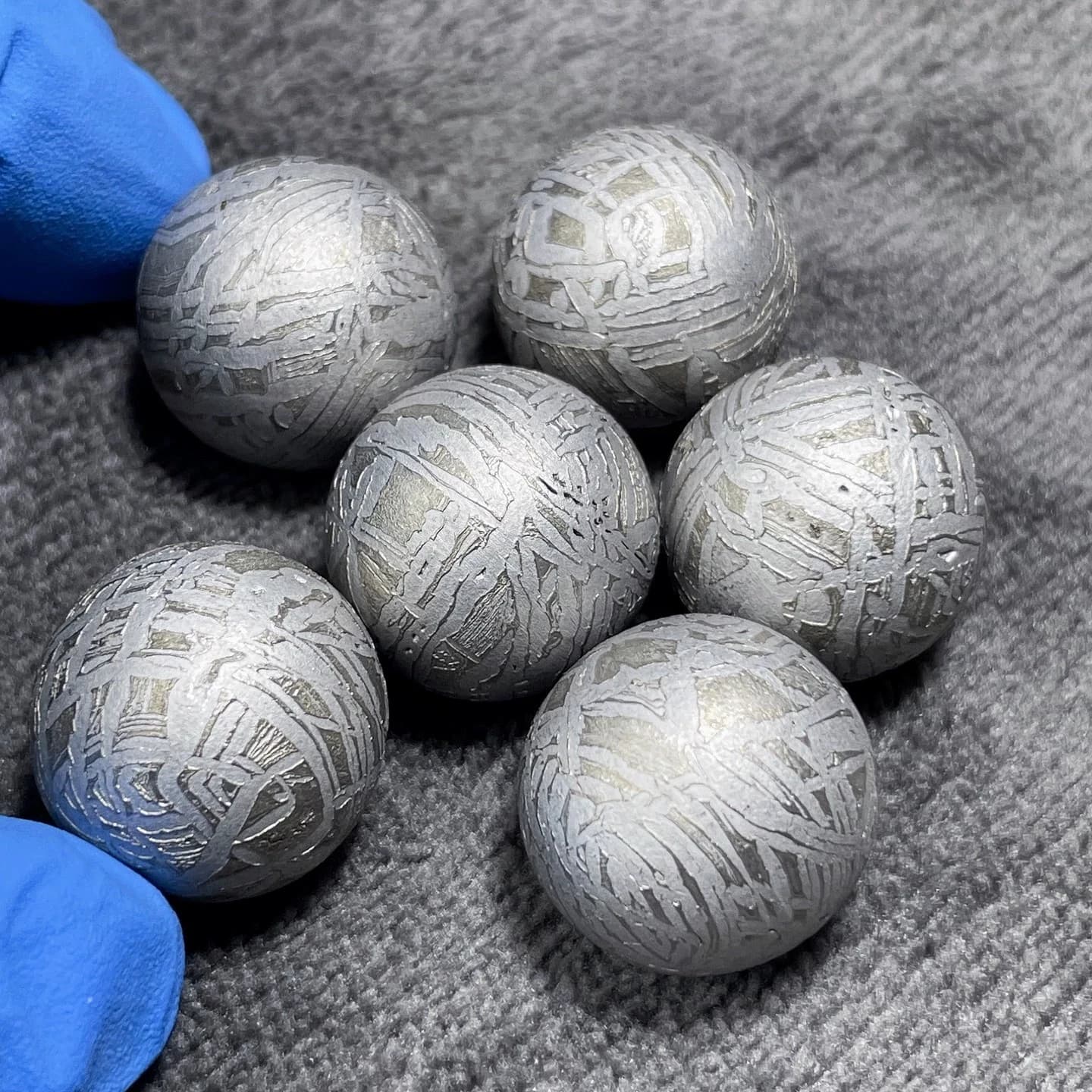 Perles Rondes de Météorite Rare, Orifice Naturel, Fer, pour la Maison, Bricolage, Décoration, Artisa