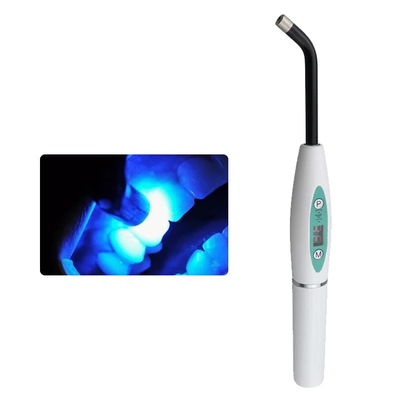 Lampe de photopolymérisation dentaire sans fil EYY à LED bleue, polymérisation rapide en 1 seconde,