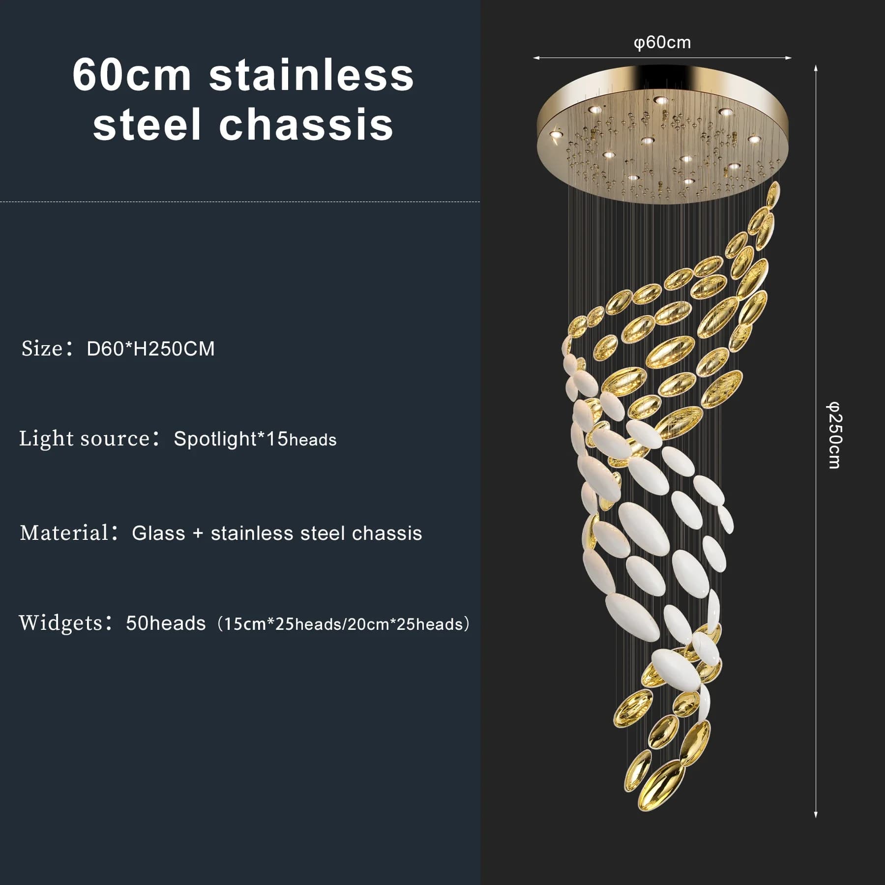 Lustre de Luxe en Forme de Filles de Ludéviation, Suspension Artistique pour Hôtel, Corrigé par Sall