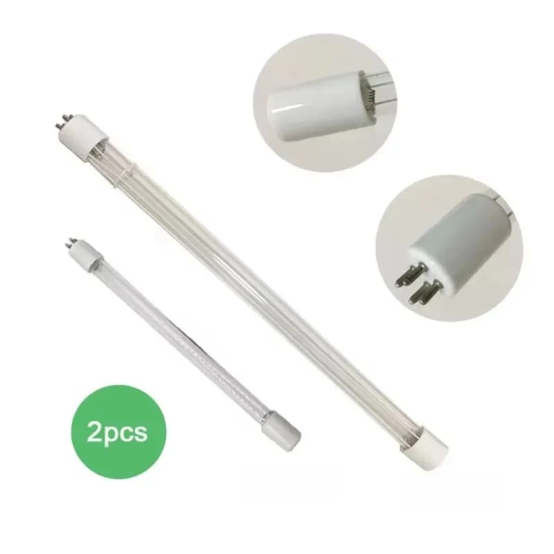 Lampe de stérilisation à ultraviolets en verre de quartz, lampe UV pour la désinfection de l'eau, ar