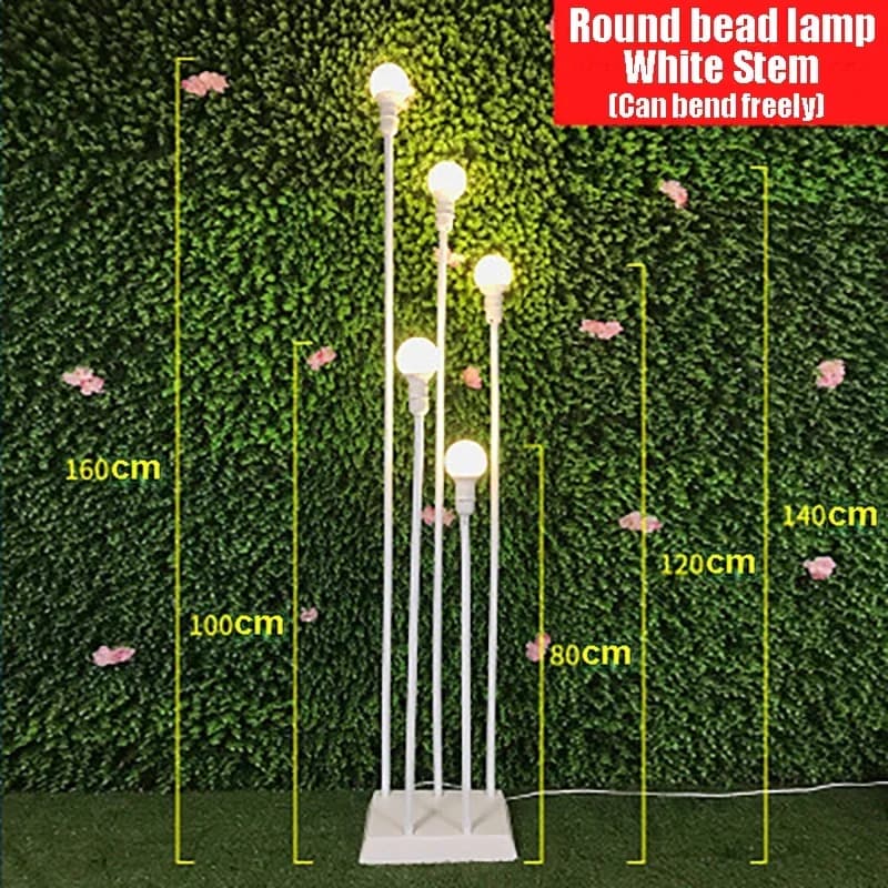 Lampes LED créatives pour décoration de mariage, accessoires de décoration de scène, lumières de rou
