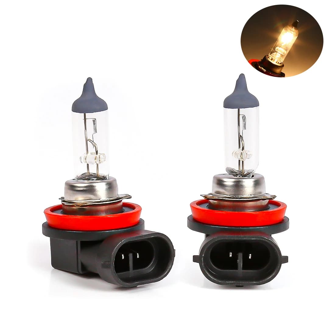 Ampoules antibrouillard LED H11 H8 H16, 1 pièce, ampoule halogène pour voiture, haute puissance, éco