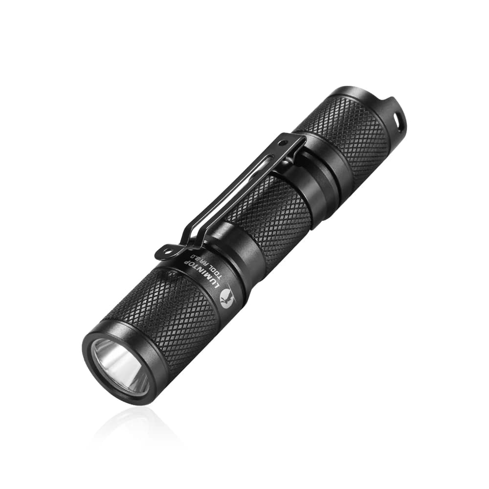 Lampe de poche LED 14500 Lumintop Tool AA 3.0, couleur noir et blanc, 900 Lumens pour EDC avec clip,