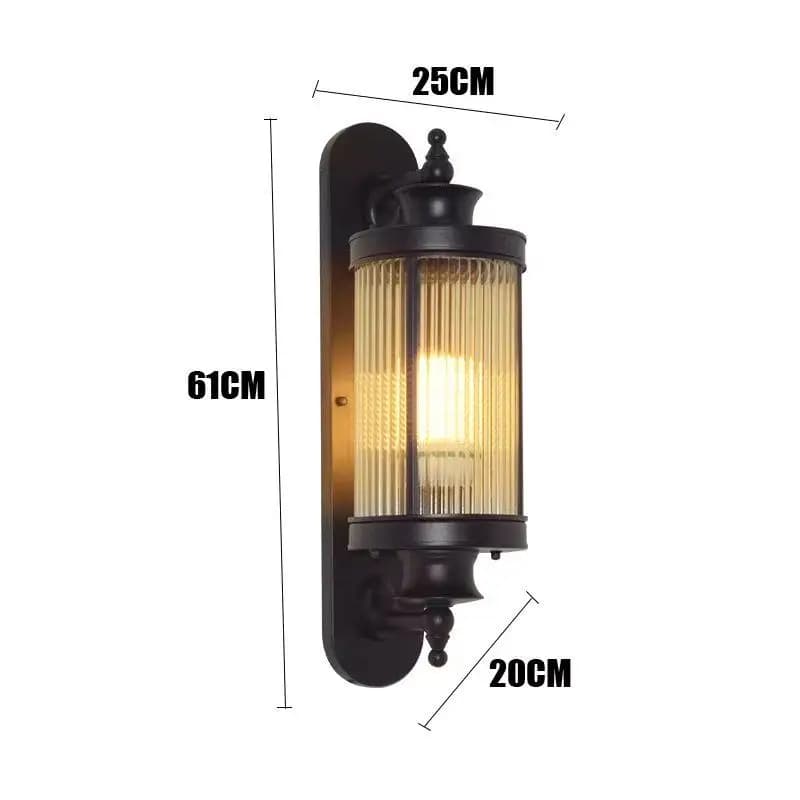 Lampe murale extérieure étanche de style européen, pour balcon, villa, jardin, cour, couloir, allée