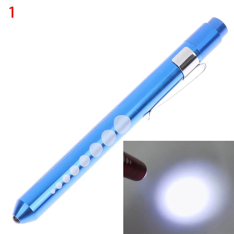 1PC Lampe torche LED portable, lampe de travail, lampe stylo de premiers secours, lampe torche, jaug