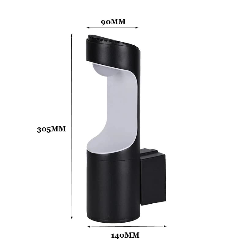 Lampe murale LED extérieure étanche, lumière de jardin, décoration de balcon, lumière de couloir
