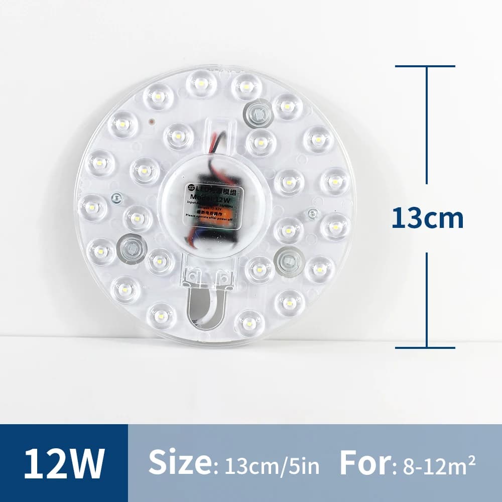 Plafonnier panneau LED 220 v-240 v Module LED rond 12 W-36 W blanc froid blanc chaud économie d'éner