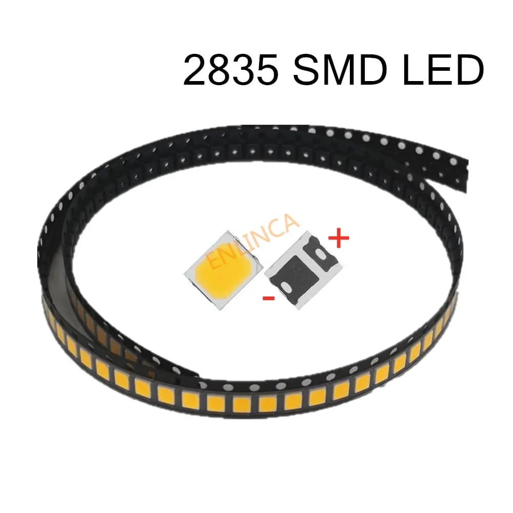 200 PCS/LOT 2835 3 V SMD pur/naturel/chaud/blanc froid LED 23-26LM perles de lampe lumineuses Diode