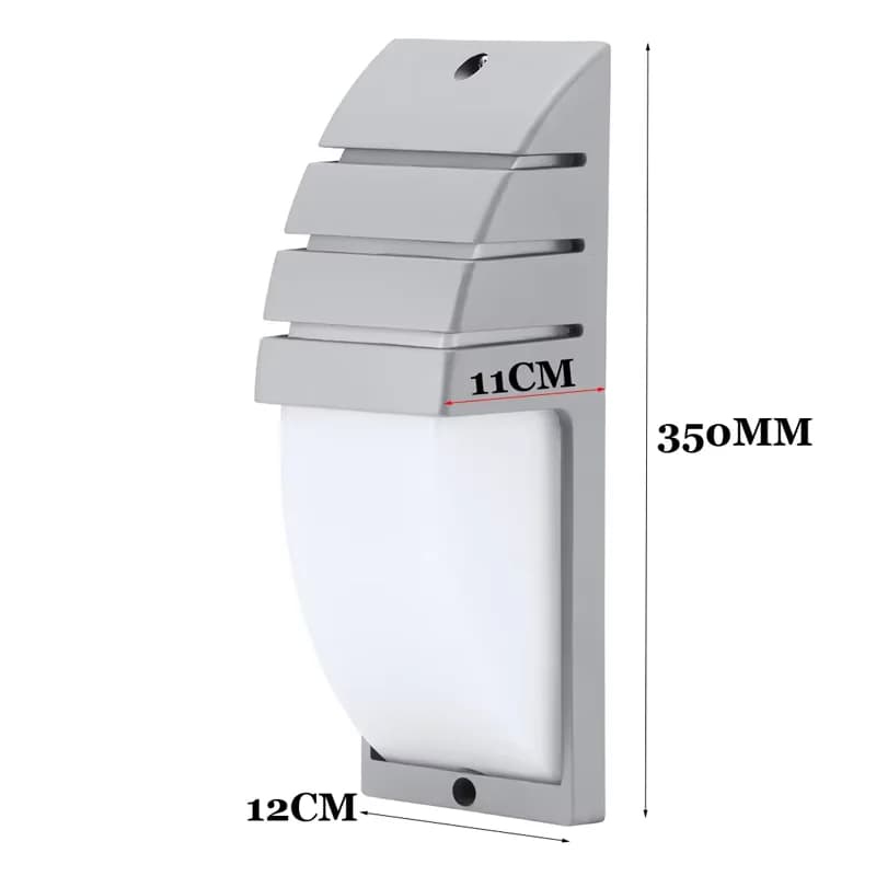 Lumière murale extérieure LED étanche pour cour, jardin, terrasse, couloir, maison, villa, escalier