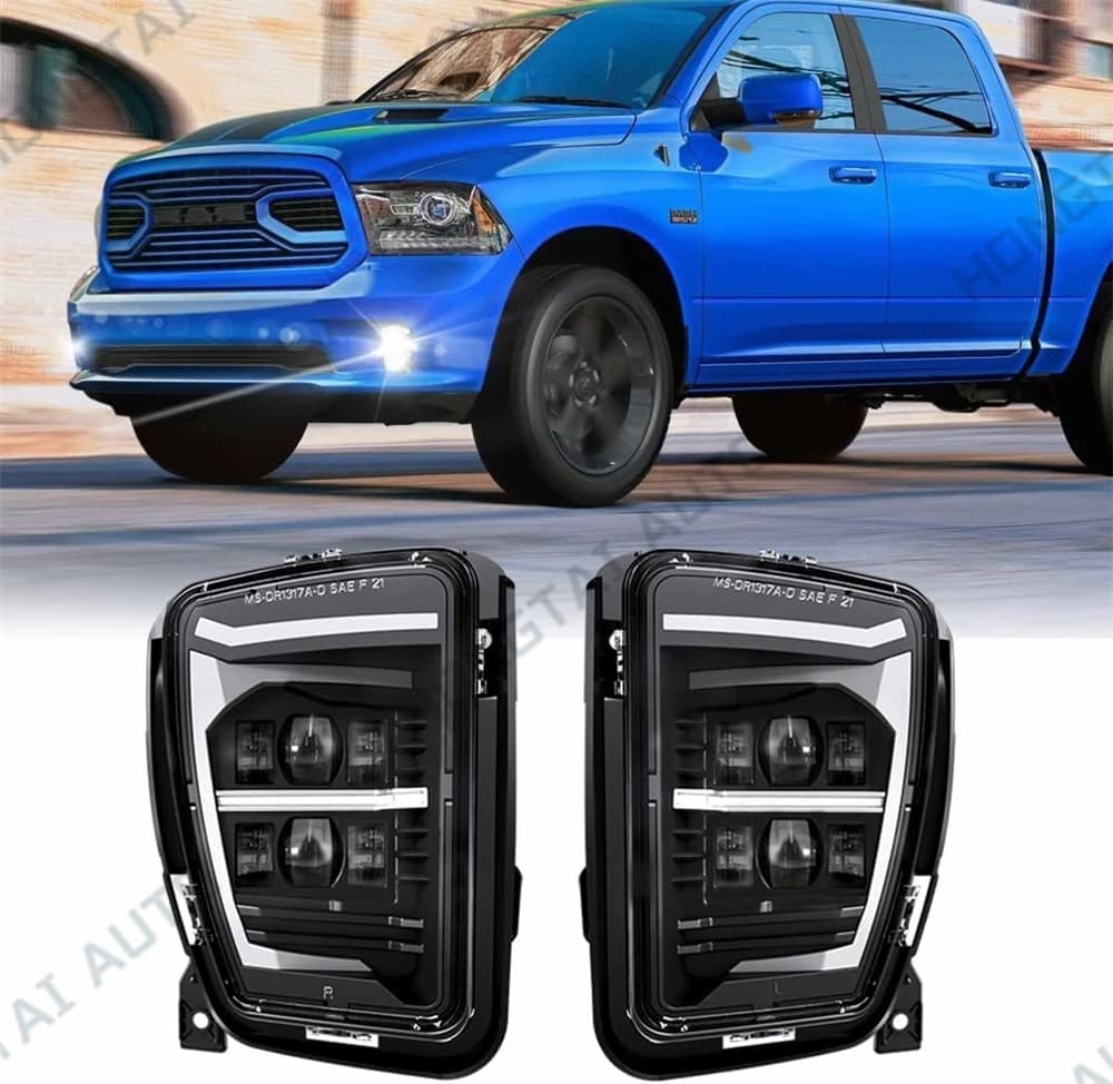 Feux antibrouillard LED pour Dodge Ram 1500 2013 2014 2015 2016 2017 2018 Ram Classic 2019-2022 LED