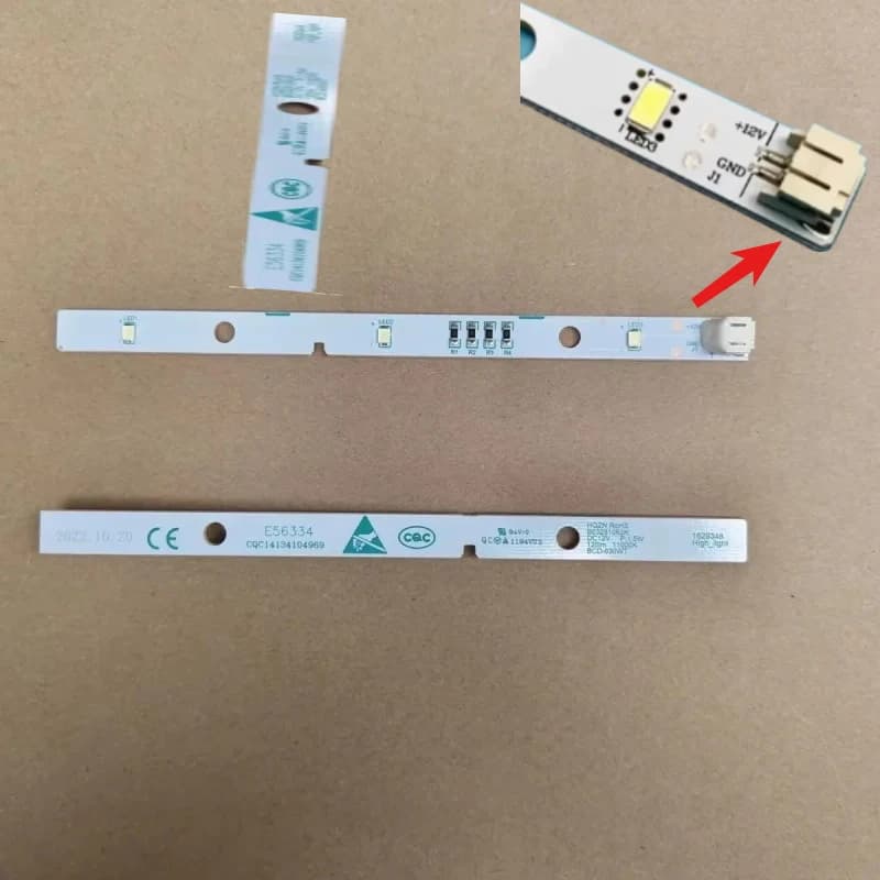 Pour les pièces de réfrigération Hisense, bande LED d'éclairage 120lm 11000k 1.5w Haute luminosité E