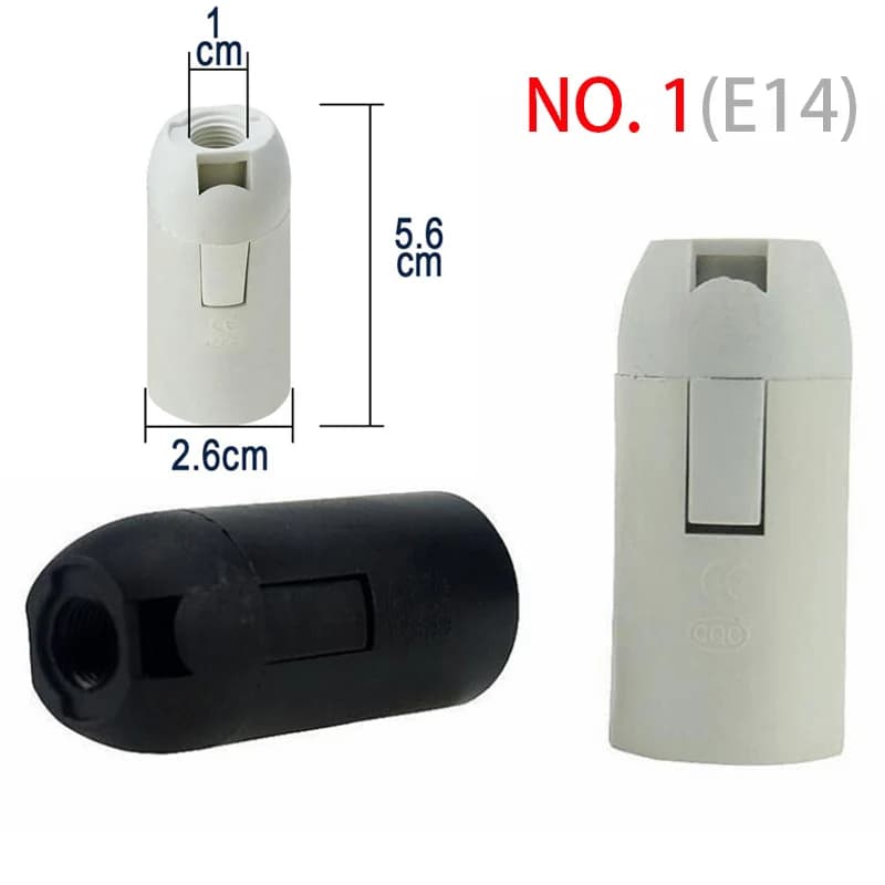 1 pièces vis A14 E27 M10 douille ampoule LED lampe capuchon de Base support d'alimentation électriqu