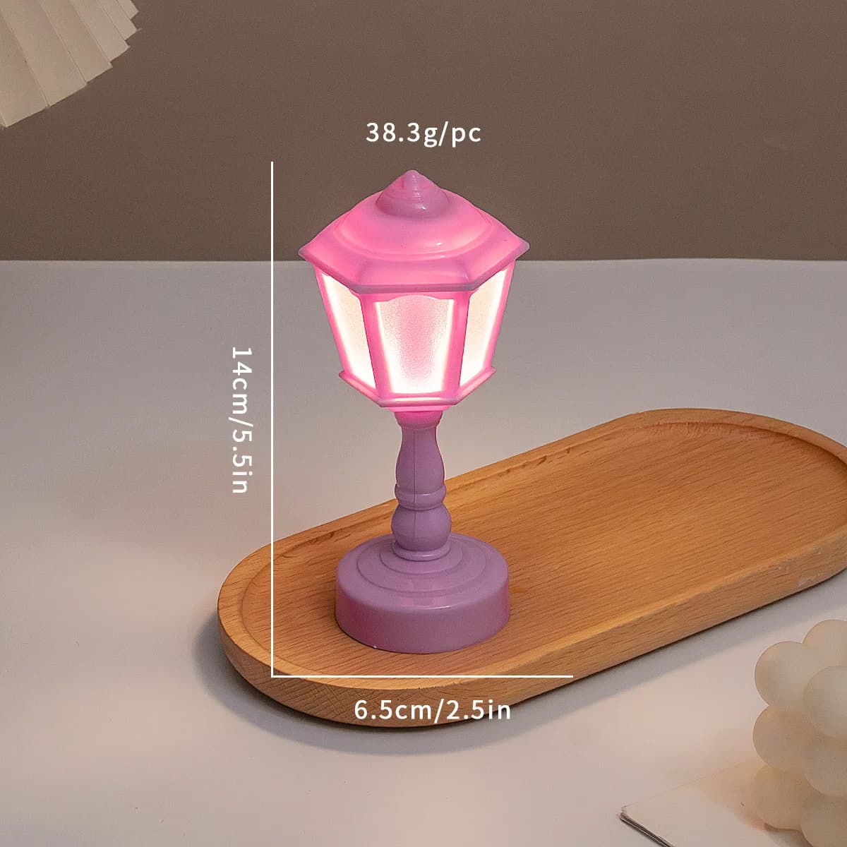 Veilleuse LED à commande tactile-Style mini lampadaire, lampe de table alimentée par batterie, burea