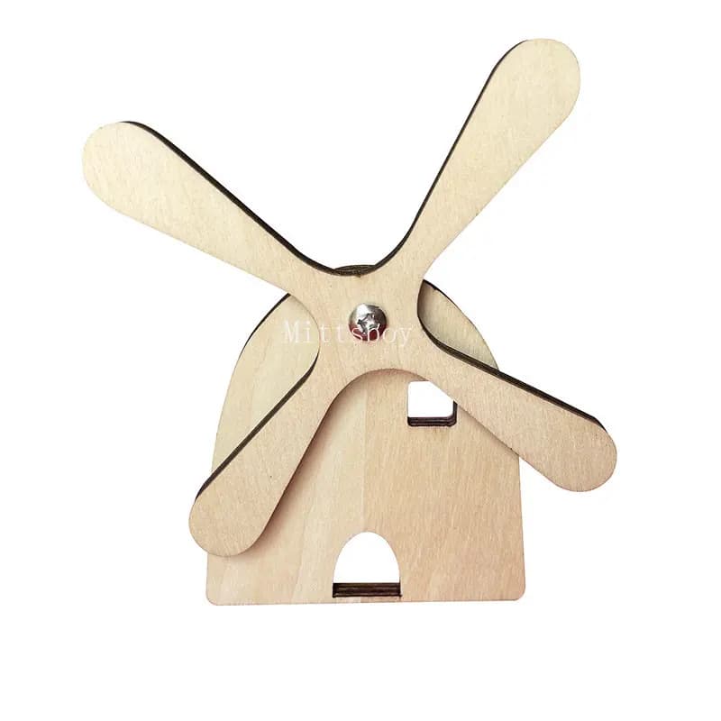 Tableau d'activités Montessori DIY en bois avec accessoires LED, ventilateur, interrupteur, lumière,